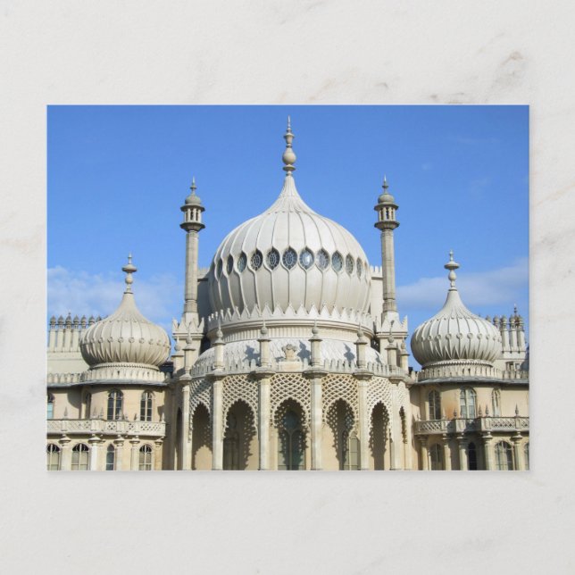 Cartão Postal Royal Pavilion, Brighton, Sussex, Inglaterra (Frente)