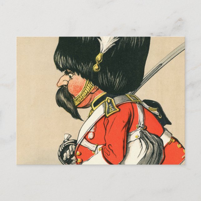 Cartão Postal Royal Scots Grays Soldier (Frente)