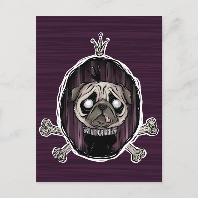 Cartão Postal _royally pugged (Frente)