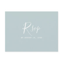 RSVP de Casamento Minimalista Moderno Simples