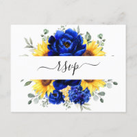 RSVP Floral Moderno de Girassol Russo Real