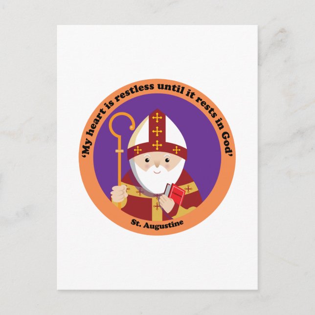 Cartão Postal Rua. Agostinho de Hippo (Frente)