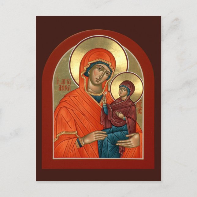 Cartão Postal Rua. Anna Prayer Card (Frente)