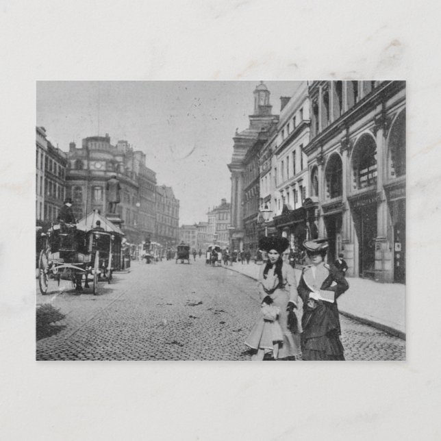 Cartão Postal Rua. Ann's Square, Manchester, c.1910 (Frente)