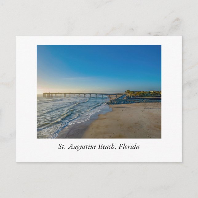 Cartão Postal Rua Augustine Beach (Frente)