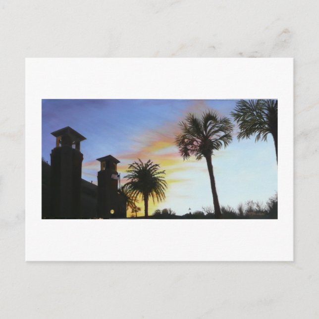 Cartão Postal Rua Augustine no Sunset (Frente)