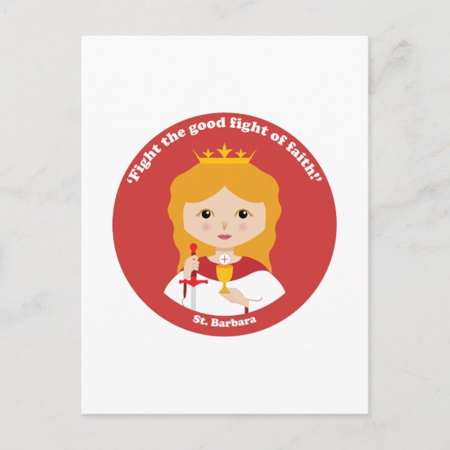 Cartão Postal Rua. Barbara (Frente)