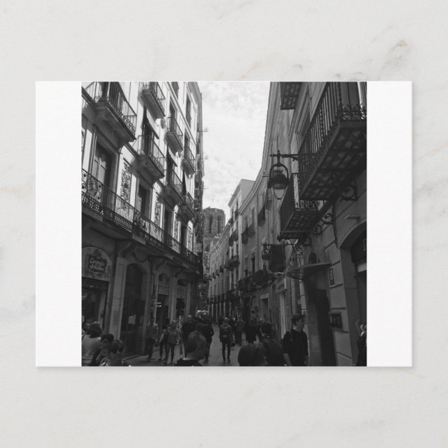 Cartão Postal Rua Barcelona (Frente)