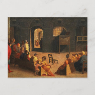 Cartão Postal Rua Bernardino de Siena Preaching