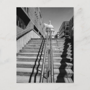 Cartão Postal Rua.Catedral de Paul Londres, Cartão-postal britân