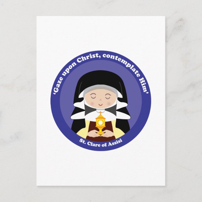 Cartão Postal Rua. Clare de Assisi (Frente)