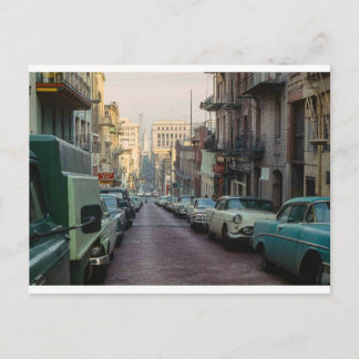 Cartão Postal Rua Commercial vintage de São Francisco em Keary