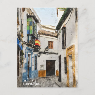 Cartão Postal Rua Cordoba - Cartão-postal de Espanha