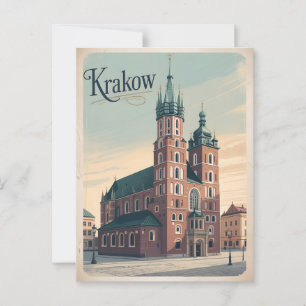 Cartão Postal Rua Cracóvia, Basílica de Maria