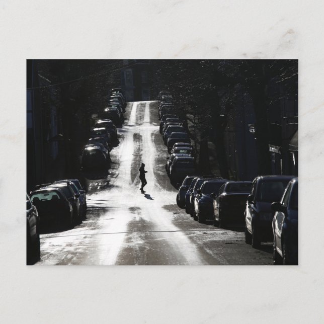 Cartão Postal Rua da cidade (Frente)