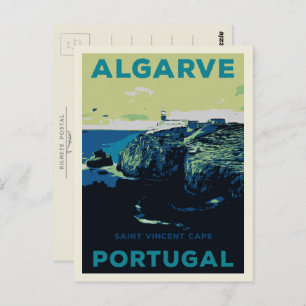 Cartão Postal Rua da ilustração da capa de Vincent Algarve Portu