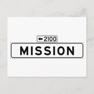 Cartão Postal Rua da Missão, Sinal da Rua São Francisco.