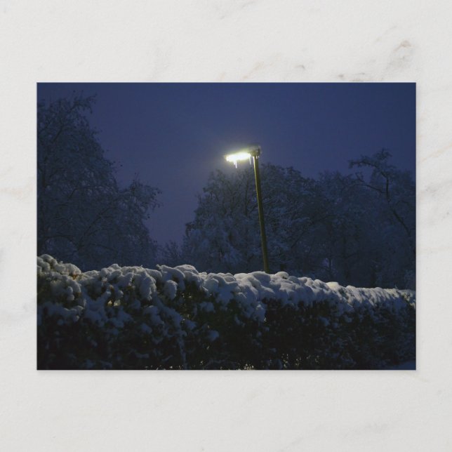 Cartão Postal Rua das maravilhas do inverno (Frente)