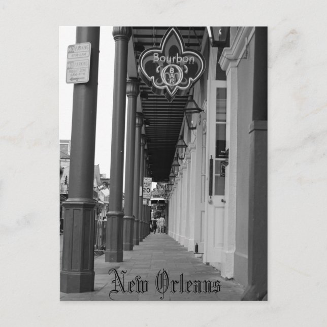 Cartão Postal Rua de Bourbon (Frente)