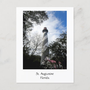 Cartão Postal Rua de farol de Augustine Flórida 1