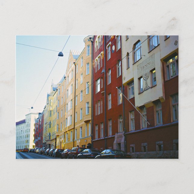 Cartão Postal rua de Helsinque (Frente)