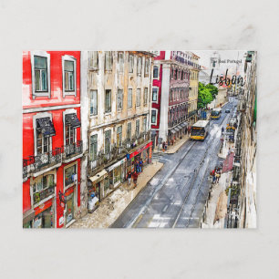 Cartão Postal Rua de Lisboa