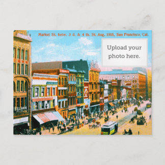 Cartão Postal Rua de mercado. 3d e 4ª Ruas