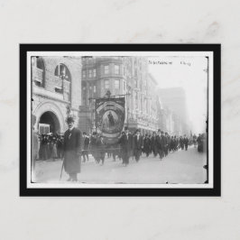 Cartão Postal Rua de Vintage, Nova Iorque de Parada do Dia de Pa