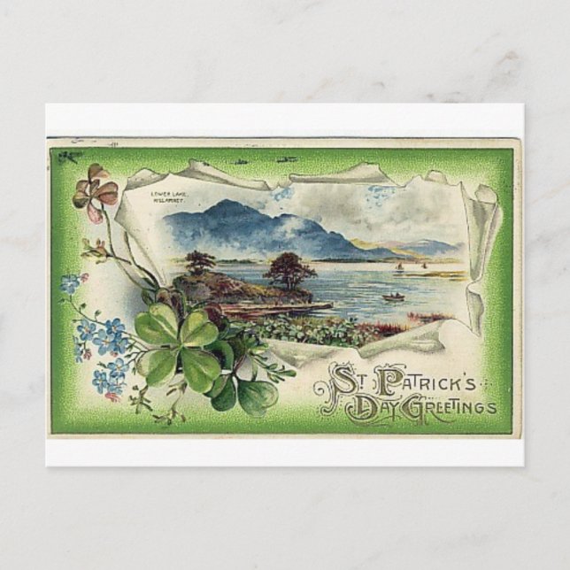 Cartão Postal Rua, Dia de Patrick (Frente)