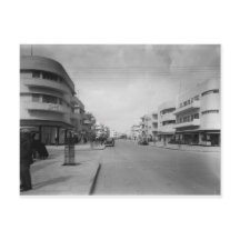 Rua Dizengoff em Tel Aviv na década de 1930