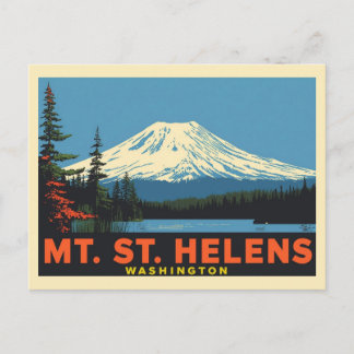 Cartão Postal Rua do Monte Helens Washington
