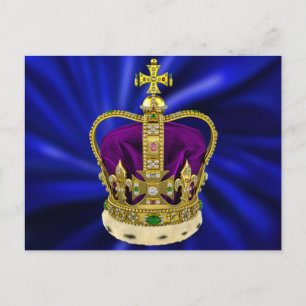 Cartão Postal Rua Edwards Coroa com Pele