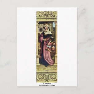 Cartão Postal Rua. Elizabeth By Holbein D. Ä. Hans