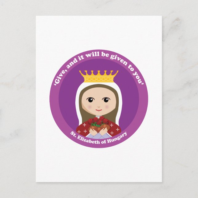 Cartão Postal Rua. Elizabeth da Hungria (Frente)