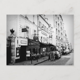 Cartão Postal Rua em Paris