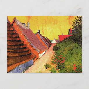 Cartão Postal Rua em Saintes Maries por Vincent van Gogh