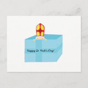 Cartão Postal Rua Engraçada, Nicholas Dutch Sinterklaas Kids Ar