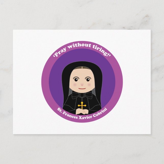 Cartão Postal Rua: Frances Xavier Cabrini (Frente)