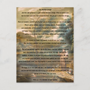 Cartão Postal Rua. Francis de Assisi e a Ponte do Arco-íris