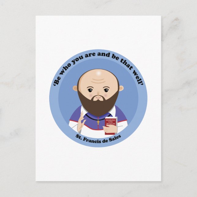 Cartão Postal Rua. Francis de Sales (Frente)