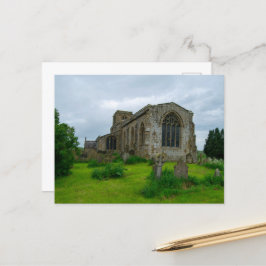 Cartão Postal Rua. Igreja de Maria, Leake North Yorkshire Herita