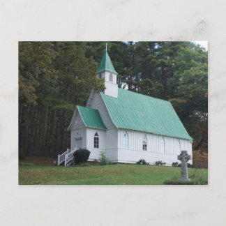 Cartão Postal Rua. Igreja Episcopal de John, Valle Crucis, NC
