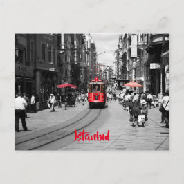 Cartão Postal Rua Istiklal, Istambul