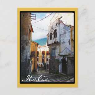 Cartão Postal Rua italiana estreita