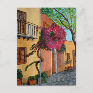 Cartão Postal Rua italiana   Paisagem
