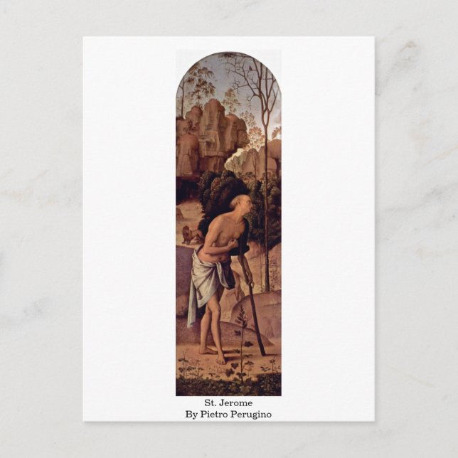 Cartão Postal Rua. Jerome De Pietro Perugino (Frente)