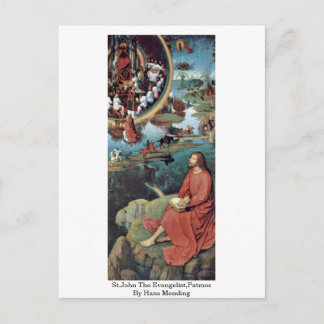 Cartão Postal Rua.John O Evangelista,Patmos Por Hans Memling