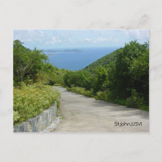 Cartão Postal Rua.John,USVI