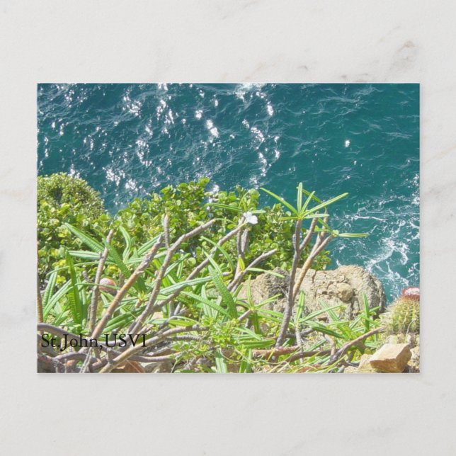 Cartão Postal Rua.John,USVI (Frente)