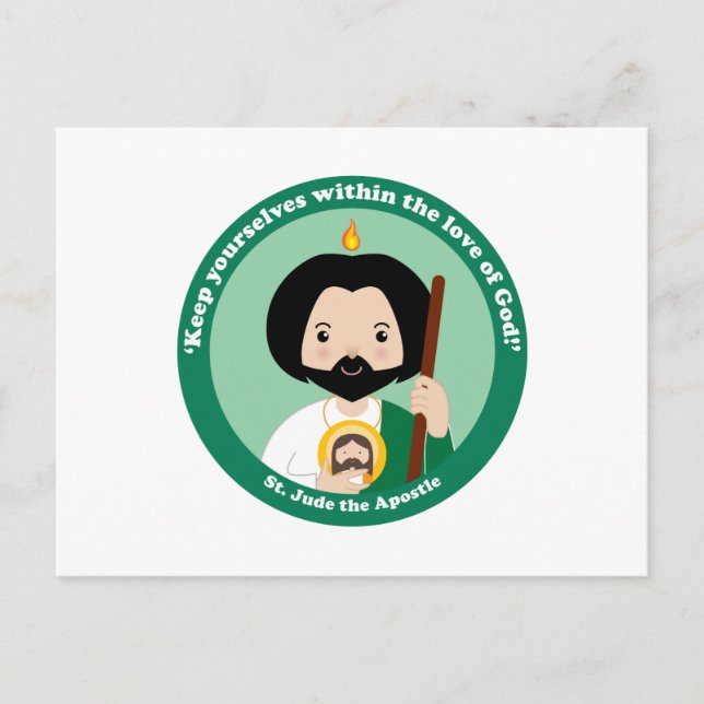 Cartão Postal Rua, Jude, o Apóstolo (Frente)